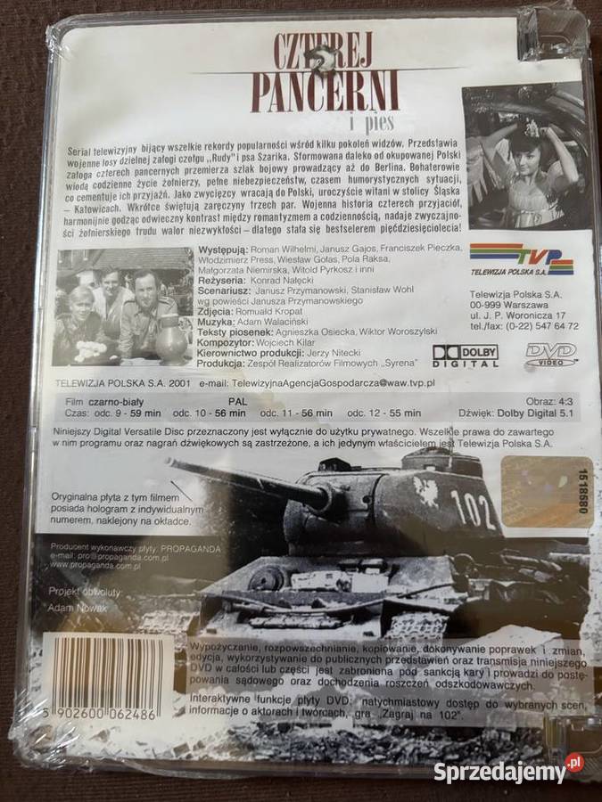 Czterej Pancerni i Pies DVD Filmy mazowieckie Warszawa