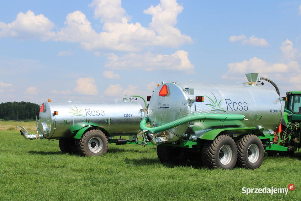 Wóz asenizacyjny 12000 litrów ROSA tandem nieuszkodzony Goliaty