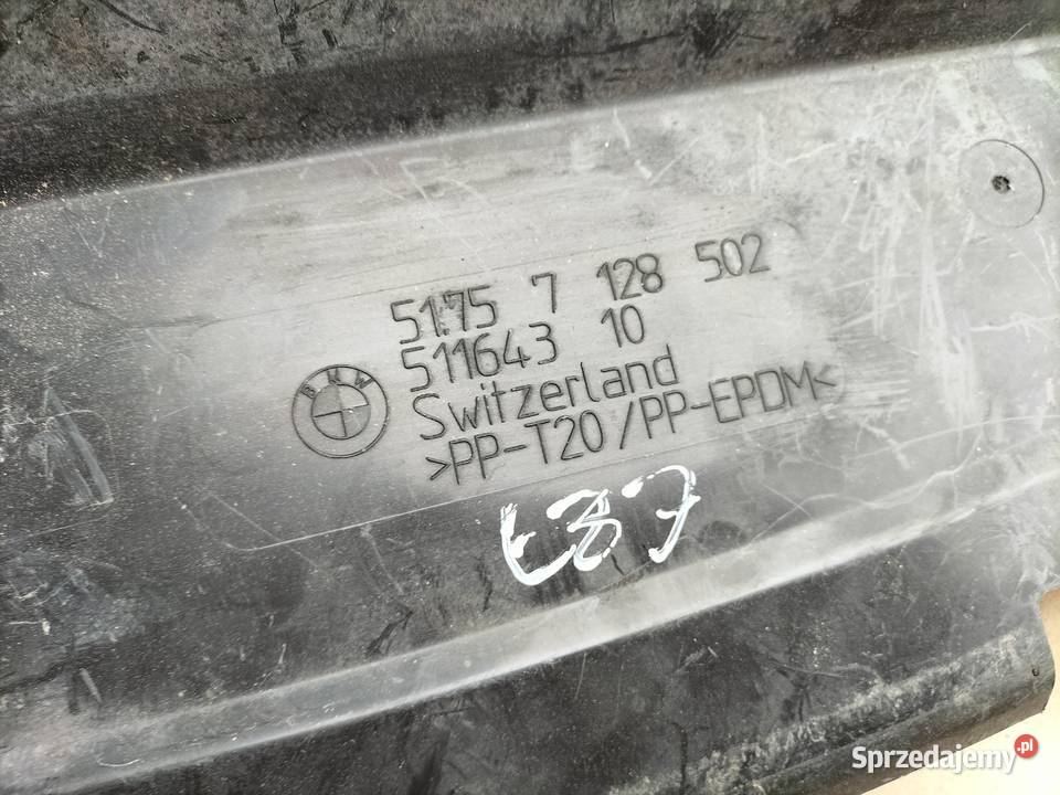 BMW E81 E87 511643 OSŁONA CHŁODNICY lubelskie