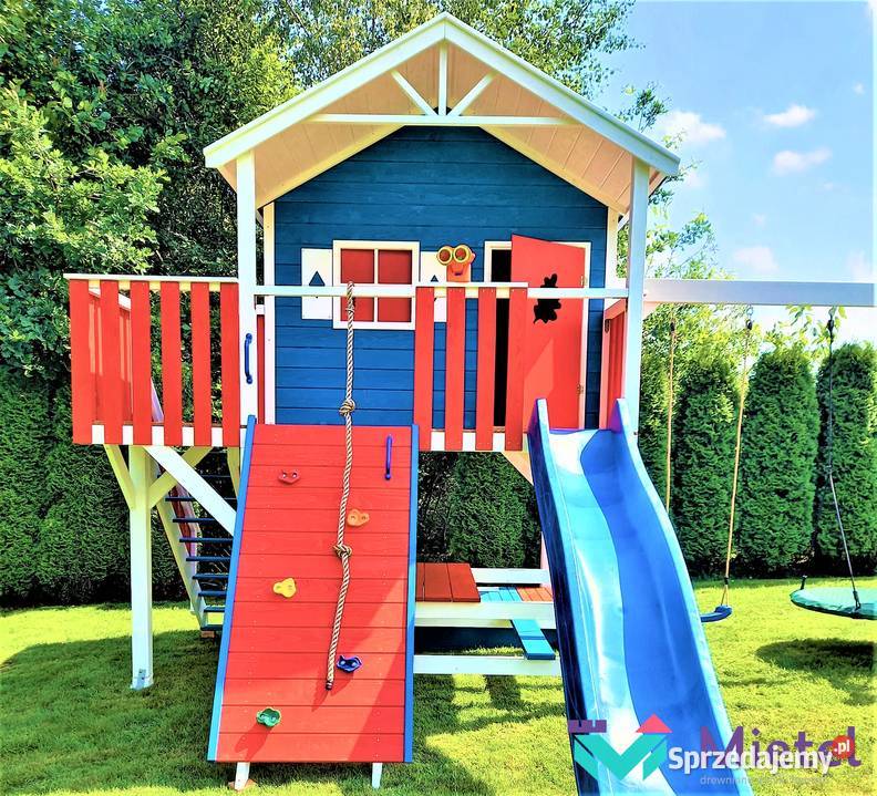 Bogato wyposażony wyjątkowy drewniany domek plac Wrocław