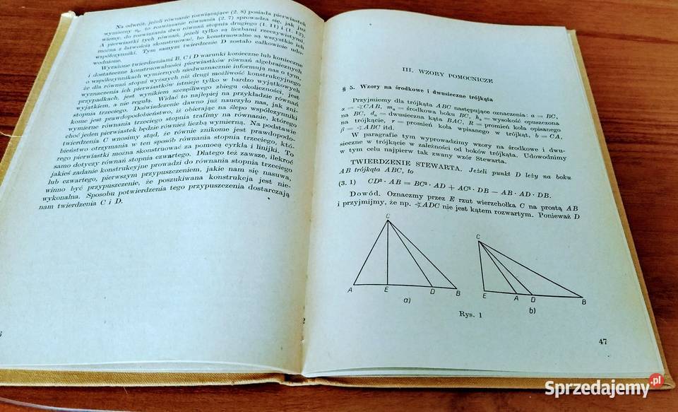 O konstrukcjach trójkątów Marian Łuczyński pomorskie Gdańsk