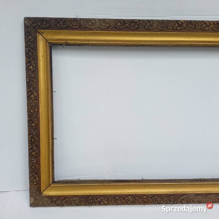 Drewniana Stara Rama Zdobiona Zabrze