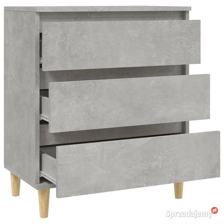 Komoda szarość betonu 60x35x70 materiał Warszawa