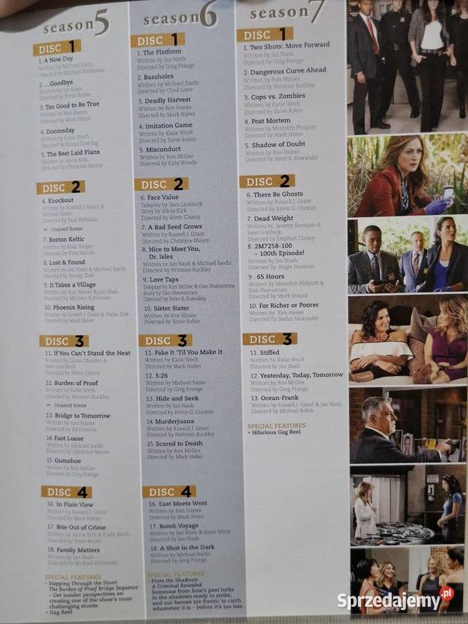 DVD Rizzoli and Isles The Complete Series Filmy