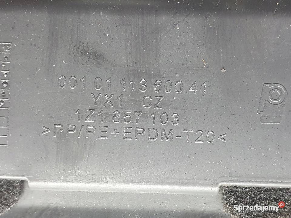 Skoda Octavia II lift SCHOWEK PASAŻERA 1Z1857103 Rudka