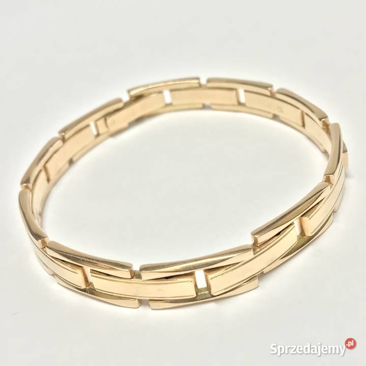 Złota BRANSOLETKA damska 14K MASYWNA cudowna