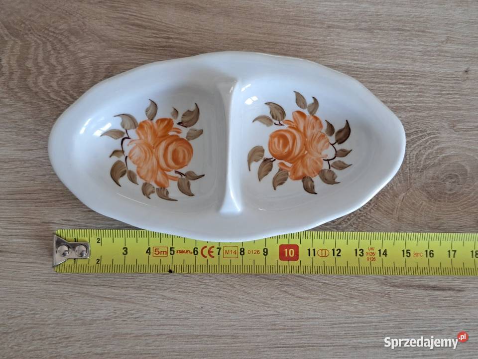 Stary Porcelanowy przyprawnik Ćmielów z czasów Radom