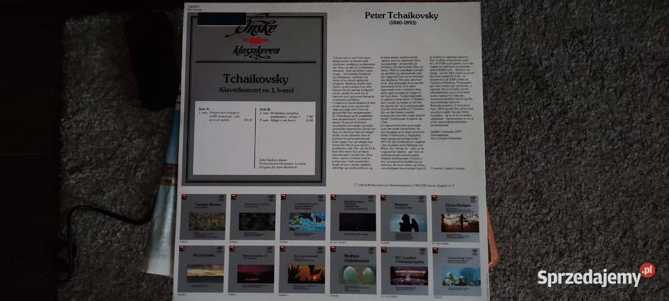 Tchaikovsky Ogdon Barbirolli Klaverkoncert 1 1 płyta śląskie Gliwice