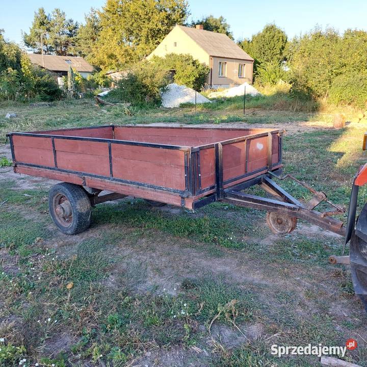 Przyczepka jednoosiowa ciągnikowa sprzedam