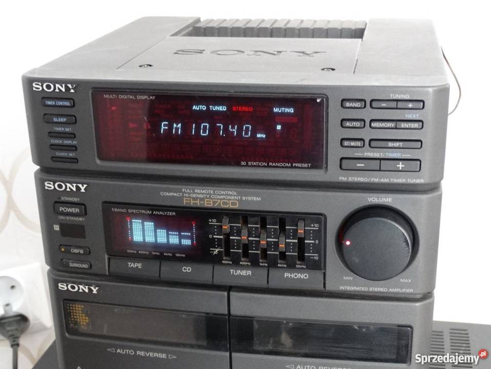 Wieża Sony mocna WYSYŁKA podkarpackie Jasło sprzedam