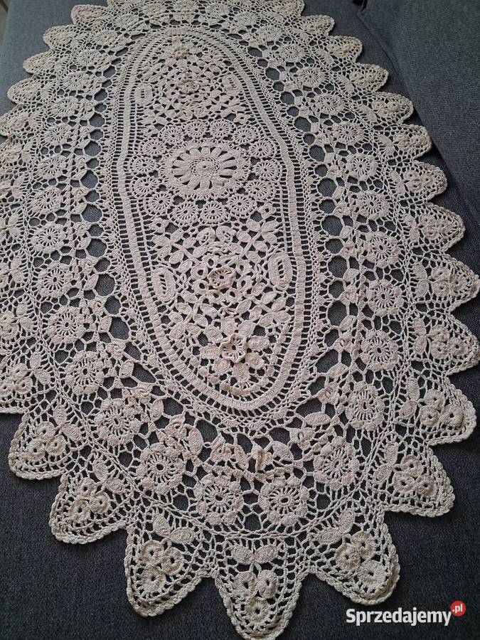 Serweta obrus szydełkowana Chorzów