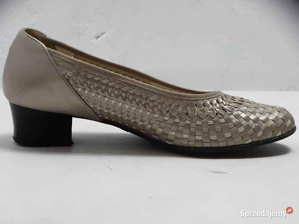 Półbuty Czółenka Plecione Theresia M Rozmiar 39 25.5cm Biłgoraj
