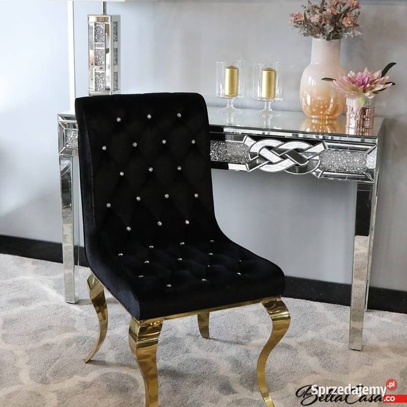 Krzesła glamour Hamilton Gold Tapicerowane RÓŻNE Warszawa sprzedam