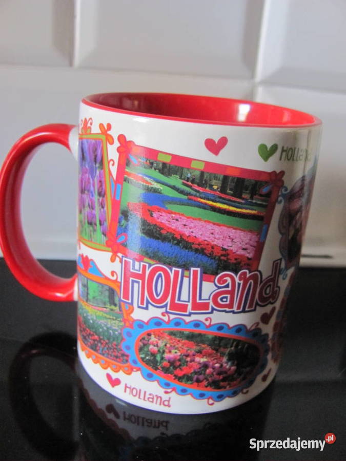 Kubek Holland wielokolorowy Wyposażenie wnętrz sprzedam