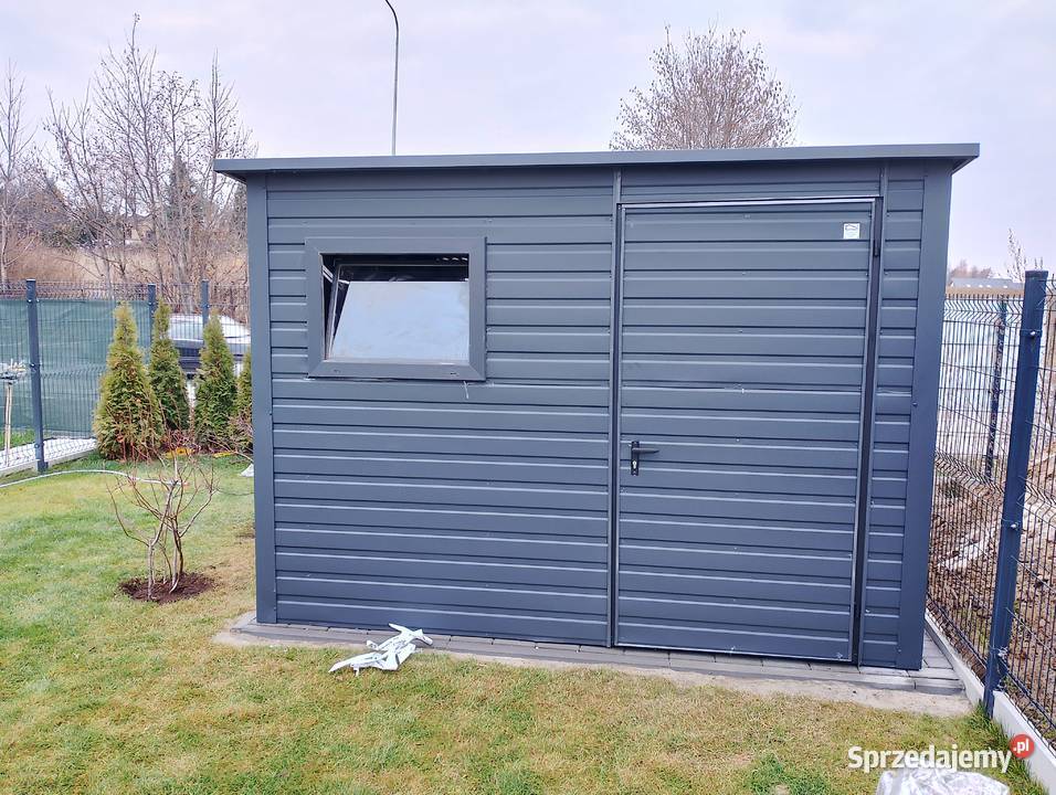 Wiatka ogrodowa GARAŻ BLASZANY Domek Ogrodowy lubuskie Wschowa