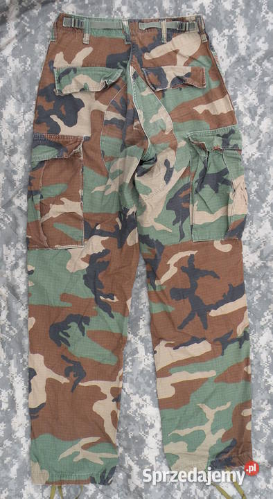 Spodnie BDU woodland xsmall cotton 85r