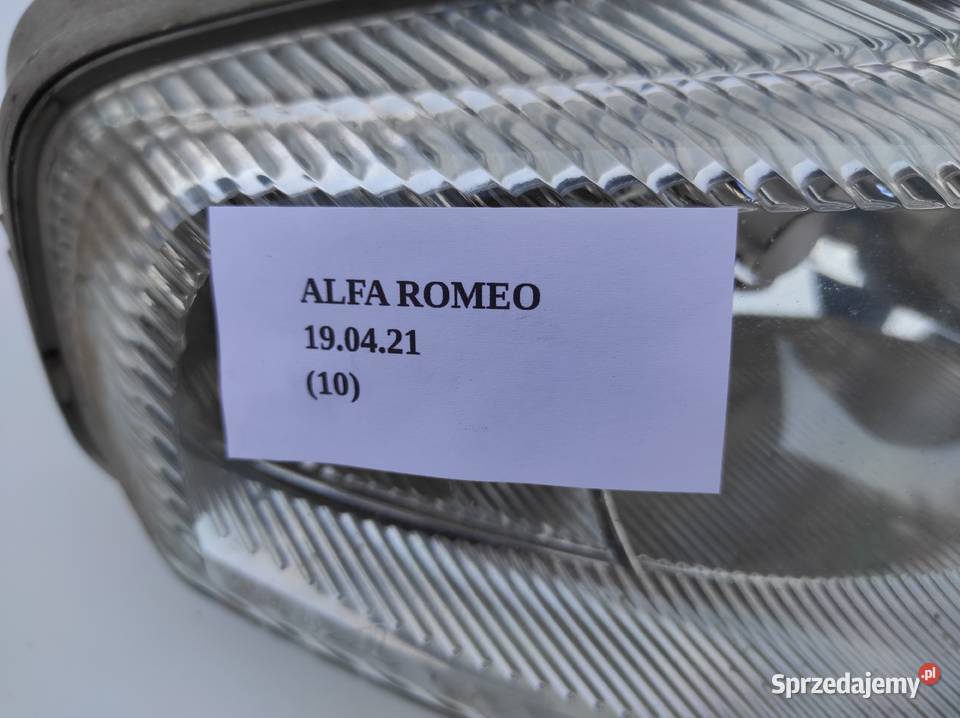 LAMPA PRZÓD PRAWA ALFA ROMEO 147 937 PRZED LIFT Nowy Tomyśl