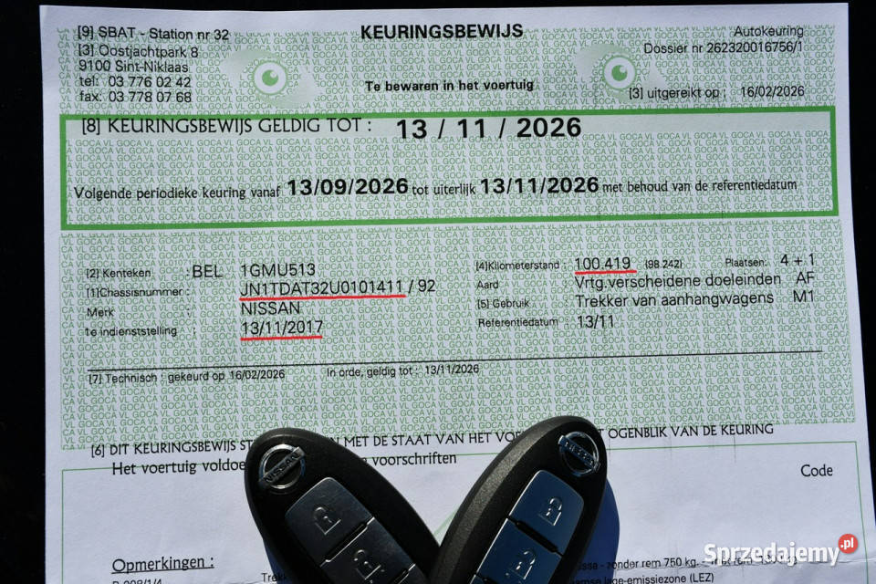 Nissan XTrail 16 DIGT Serwis 100bezwypadkowy LED wspomaganie kierownicy X-Trail lubelskie
