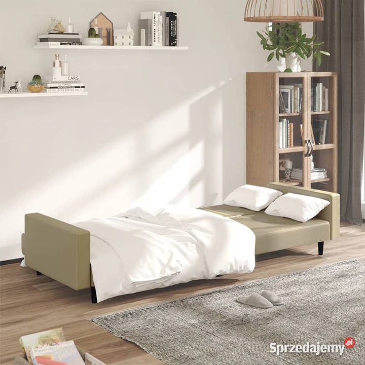 2osobowa sofa cappuccino sztuczna skóra WM375954 mazowieckie Warszawa sprzedam