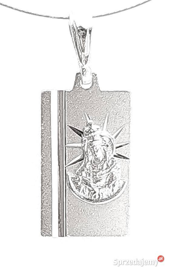 Matka Boska Ostrobramska medalik srebrny pr925 srebrne wielkopolskie sprzedam