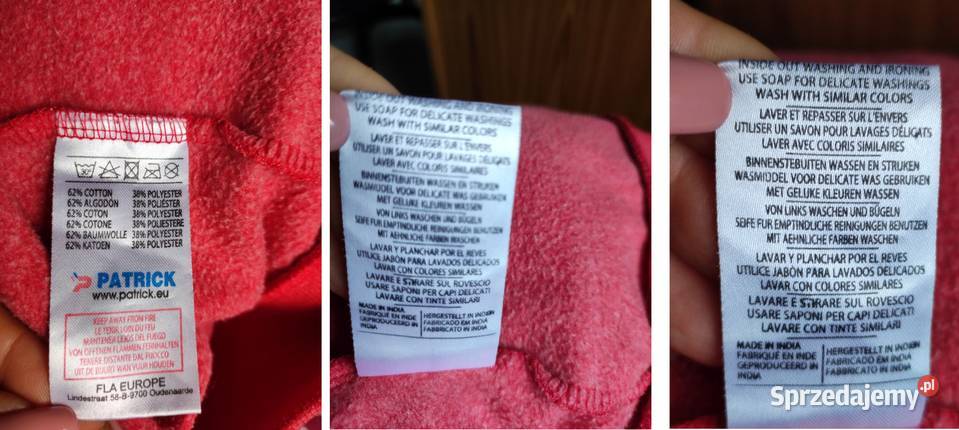 Patrick sportowa bluza zasuwana z kapturem Kielce