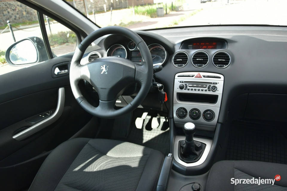 Peugeot 308 SW SW 16HDi 90 2010r Klima Czujniki lakier metallic Motoryzacja Kampinos