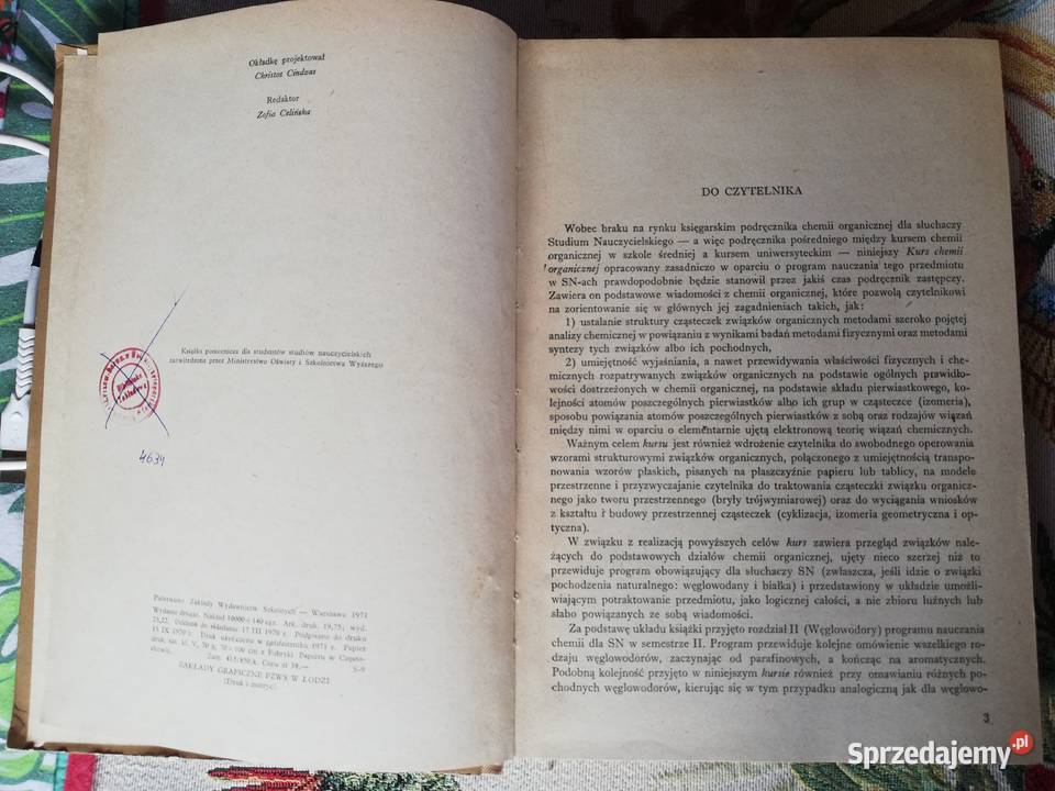 Chemia ogólna organiczna Maria Trenkner tradycyjny podręcznik Kraków