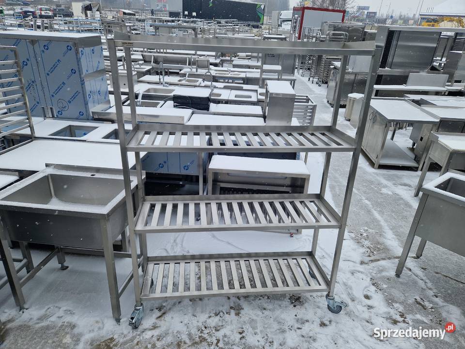 Solidny Regał Magazynowy 4 Półki Gretingowe Ostrów Wielkopolski