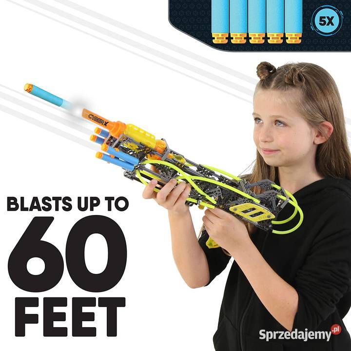 Zestaw Klocków Knex CYBERX C5 NEOSTRIKE Karabin 8 lat+ Mogilany