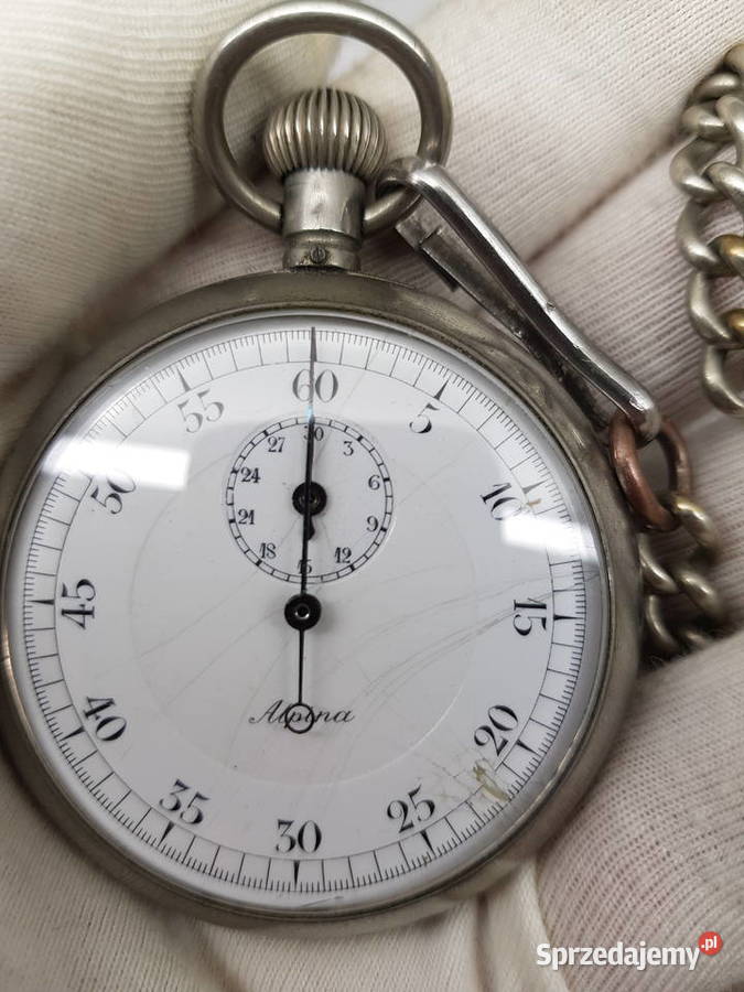 Szwajcarski kieszonkowy stoper Alpina WWI Unisex Chorzów sprzedam