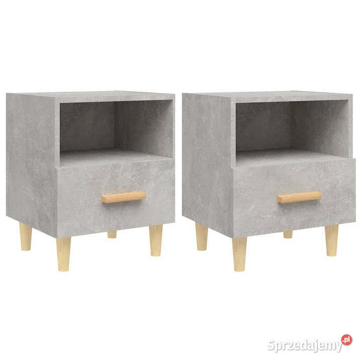 Szafki nocne 2 szarość betonu 40x35x47 WM812015 Warszawa