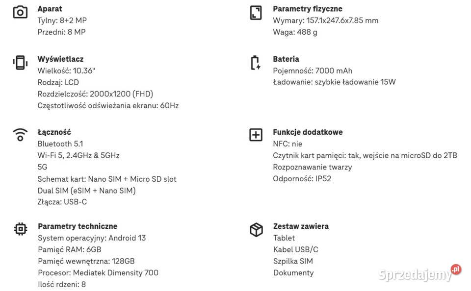 Nowy T Tablet 5G T Mobile lubelskie