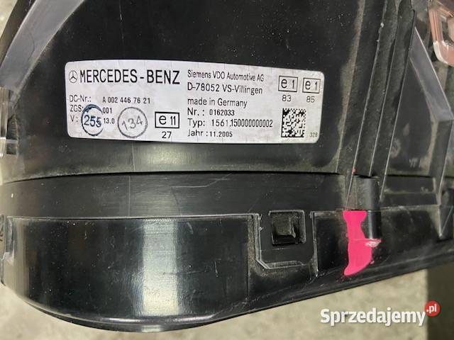 Zegar Licznik Actros Axor 0024460821 VDO Typ1561 ciężarowe Maszewo