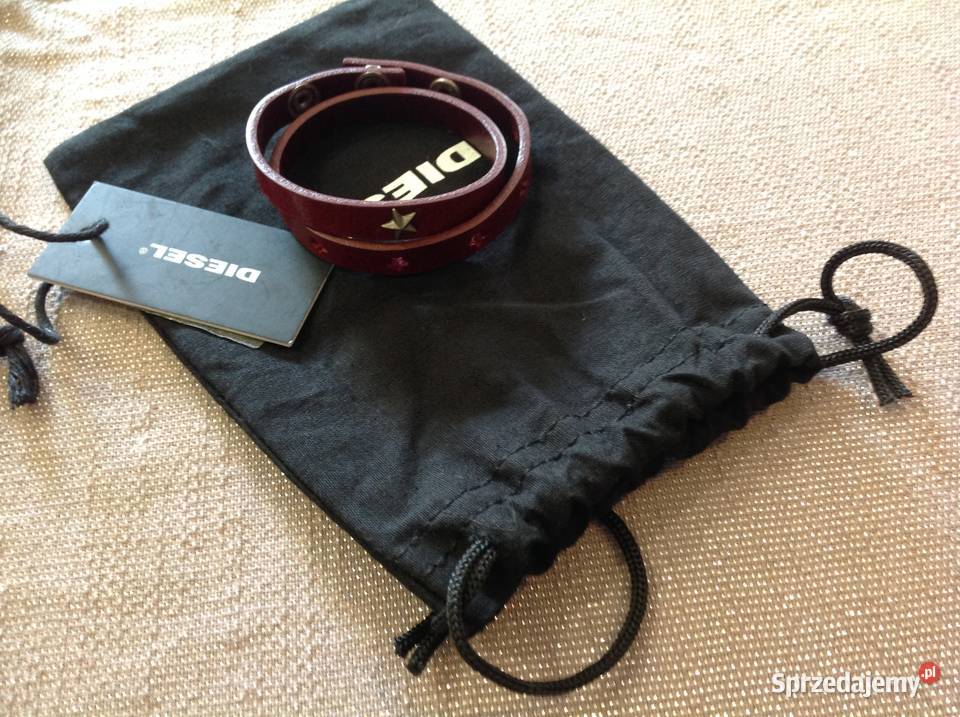 DIESEL Bransoletka Skórzana j Nowa Nowa Sól