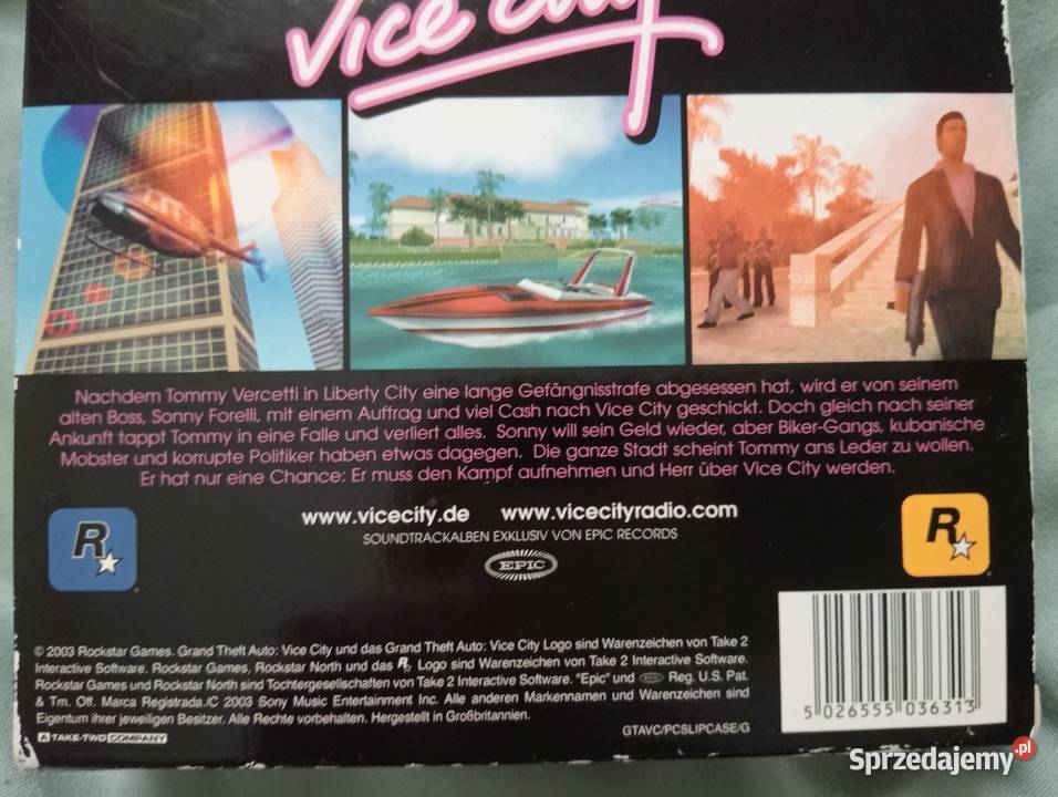 Grą komputerową GTA Vice City