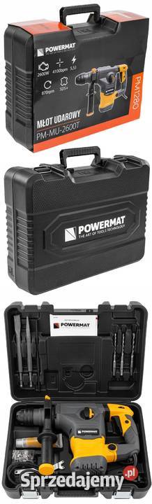 Młot udarowy młotowiertarka udar sds 2600w 55j śląskie
