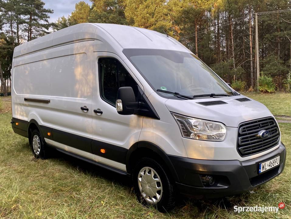 Ford Transit MAXI JUMBO L4H3 123 Bezwypadek FV światła LED Samochody dostawcze Wieliszew sprzedam