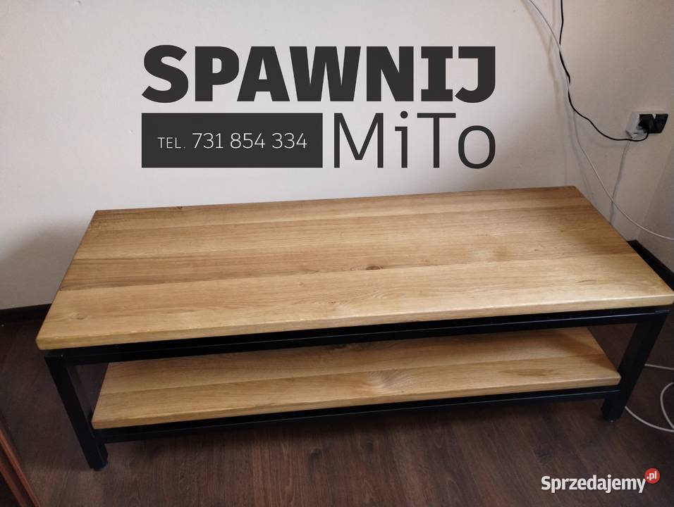 Stolik audio Hifi szafka Rtv ława dębowa pod Sosnowiec sprzedam
