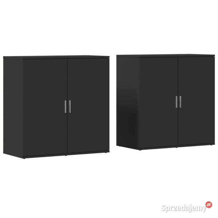 Szafki 2 czarne 79x38x80 materiał drewnopochodny mazowieckie Warszawa