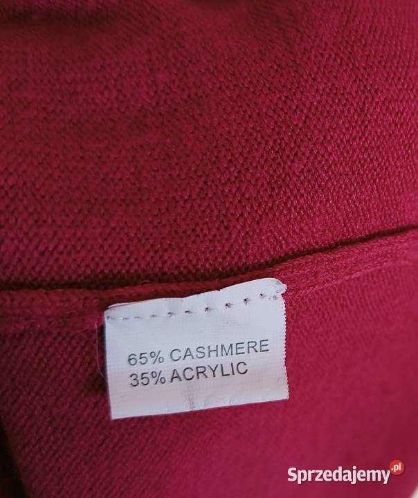 Sweterek rozpinany wycięcie w serek Rozmiar 40(L) Gdańsk