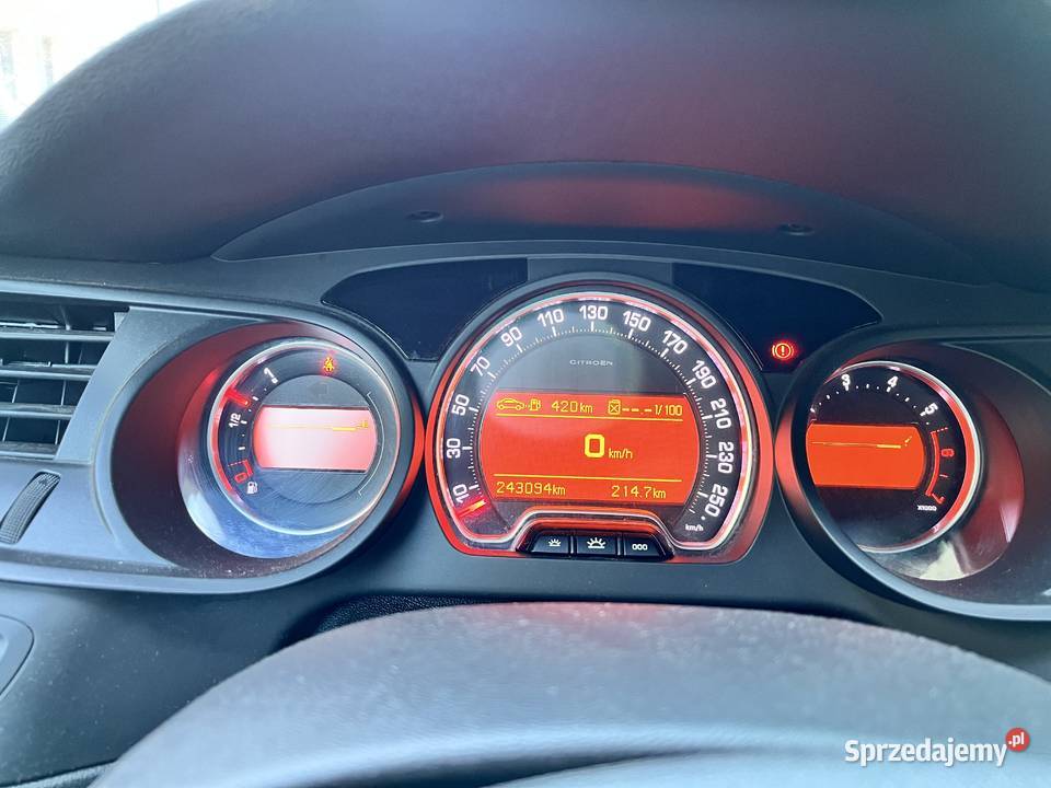 C5 X7 2009r 20 16V benzyna sedan 1997cm3 Szczecin