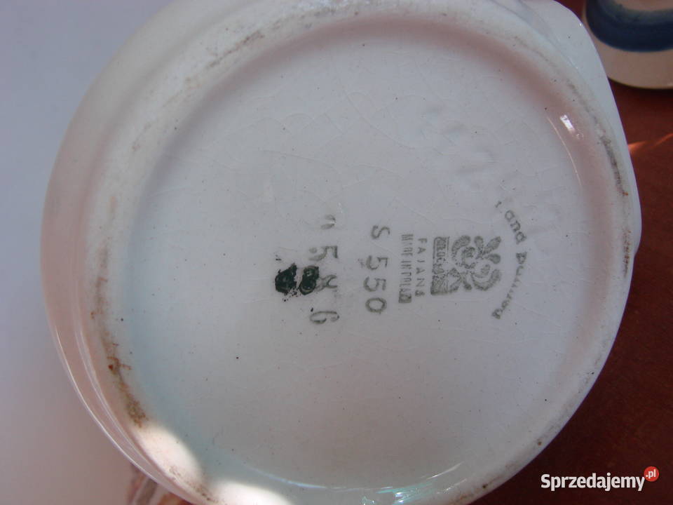 Włocławek fajansowy ścienny pojemnik Pozostałe Pruszcz Gdański