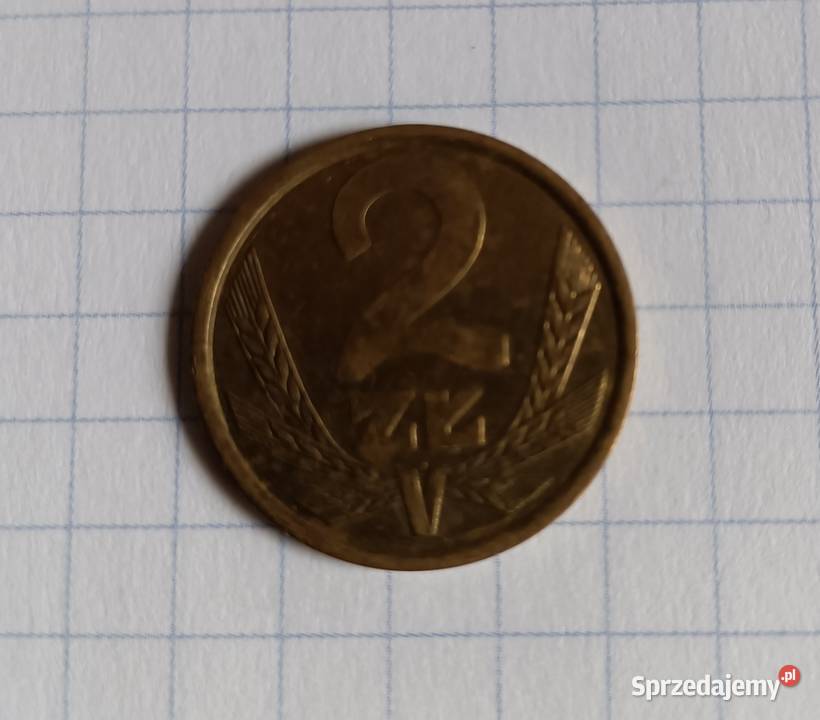 2 ZŁOTE 1986 POLSKA Numizmatyka lubelskie Piszczac