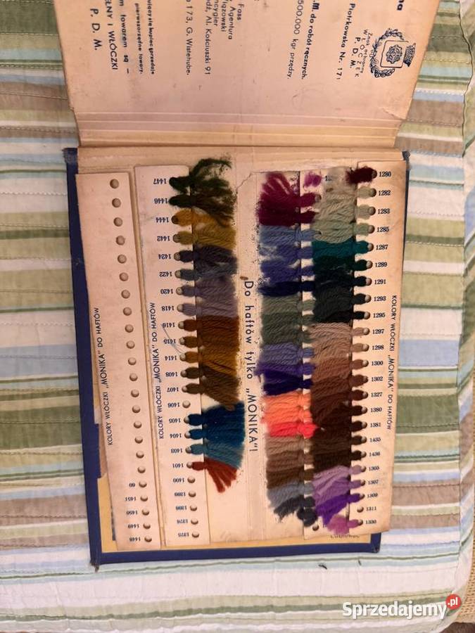 139 WZORNIK WEŁEN I WŁÓCZEK UNION TEXTILE LATA Łódź