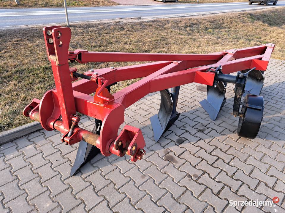 Pług zagonowy zawieszany 4x40 demarol Zielonki Rolnictwo małopolskie Proszowice