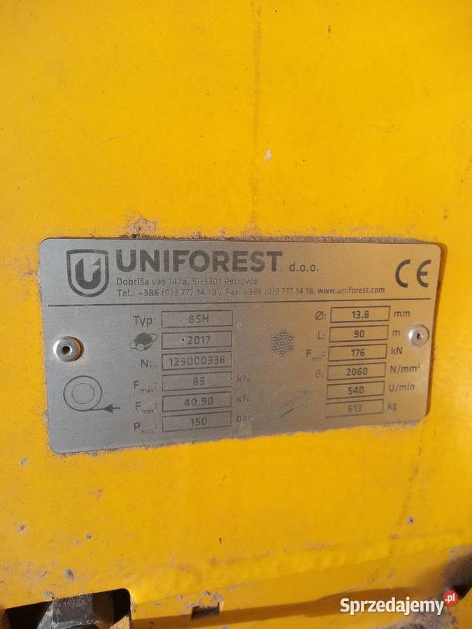 Wciągarka uniforest 85H