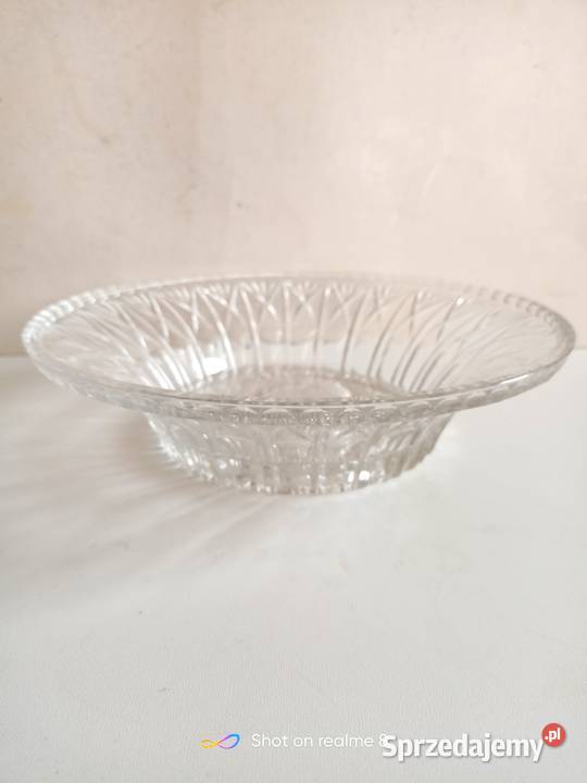 Patera kryształowa z Janem Pawłem II z PRLu Łódź