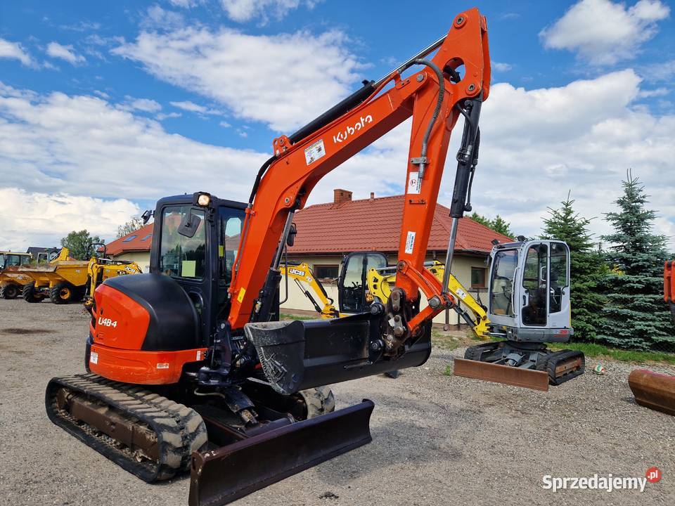 Minikoparka Kubota U 48 4 2018r 3400mtg waga 48 Rok produkcji 2018 Ryżki