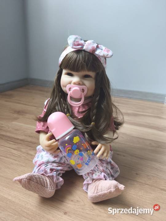 Lalka reborn 50 plus akcesoria zestaw ubranek i