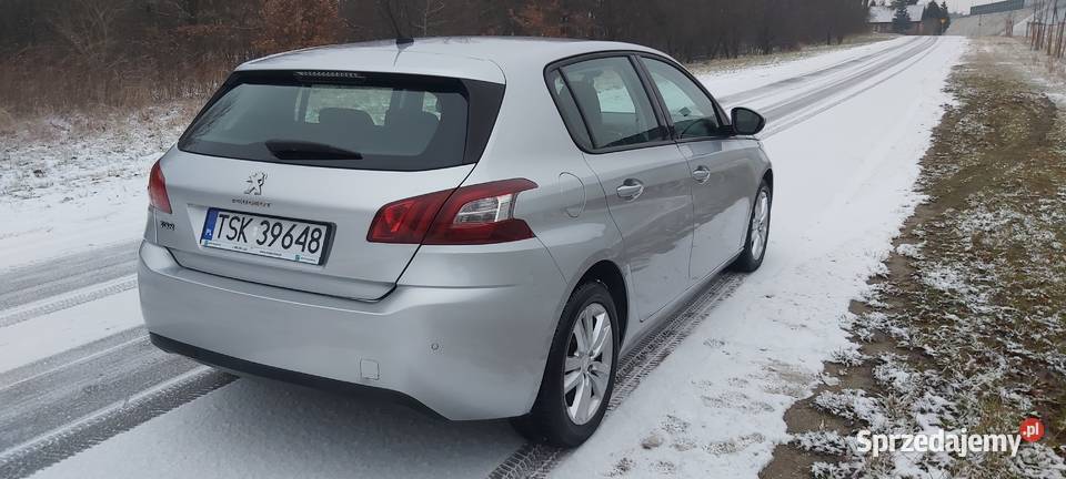 Peugeot 308 T9 II 16 eHDI 92 2014r 189000 zarej ogranicznik prędkości świętokrzyskie Skarżysko-Kamienna
